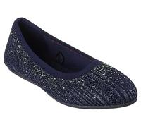 Skechers Cleo 2.0 Glitzy Daze pour Femme, Bleu Marine, 35.5 EU