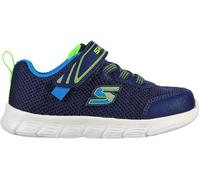 Skechers Comfy Flex Infant Boys Trainers Marine/Lime C4 (21) Male