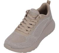 Skechers Confortable Baskets Femme Bobs Squad Chaos-GACE Off Gris Talla 38