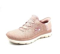 Skechers Confortable Baskets Femme Slip-INS Summits Dazzling Haze Rose Talla 40