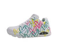 Skechers Confortable Baskets Femme x JGoldcrown UNO AIR Changed Love Blanc Talla 41