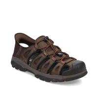 Skechers USA Men's Men's Tresmen-Norvick Fisherman Sandal, Chocolate, 9