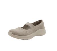 Skechers Baskets ballerine Bedford Confortable et fraîche Femme Gris Taille 39