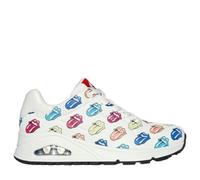 Skechers Confortable Y Original Baskets Femme UNO Rolling Stones Blanc Talla 39