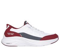 Skechers Contour Foam Baskets confortables pour homme, Blanc/bordeaux, 12 UK (13 US)