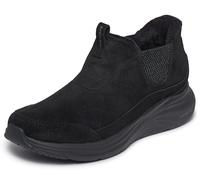 Skechers Contour Foam Boot Cozy Dash BottineFemme | Slip mains libres, coupe confortable, mousse à mémoire de forme refroidie par air, mousse contour, Scotchgard 3M