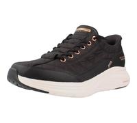 Skechers Baskets femme Contour Foam Golden Hour – mesh noir, Duraleather cuir, or rose – 41 EU