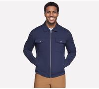 Skechers Controller Veste en Bleu Marine, Pointure Moyen