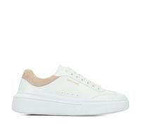 Skechers Baskets femme Cordova Classic Best Behavior Duraleather blanc bordure rose 38 EU