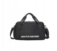 Skechers Cornell Duffle Noir | Sac de Sport avec Compartiment pour Chaussures et Poches zippées | 50 x 29 x 25 cm