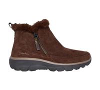 Skechers - Coupe décontractée : Bottines à zip cool - Femme - Chaussures - Brun - Taille: 38 EU