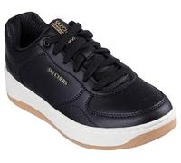 Skechers Court 2.0-Core Essentia Chaussures de Sport pour Femme | Baskets Duraleather, semelle intérieure en mousse à mémoire de forme refroidie par air, semelle de traction flexible