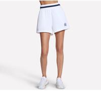 Skechers Court Classic 4 Inch short en Blanc, Pointure Grand