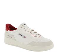 Skechers Court Classics Sport Court 2.0-Konor Baskets pour homme, Blanc/rouge, 43 EU