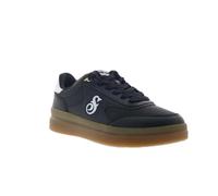 Skechers Courtside Cali Dudez, Baskets Homme, Finition Blanc Duraleather Noir, 48.5 EU