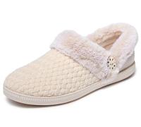 Skechers Cozy Campfire Frosty Promise Pantoufles en polyester pour femme Sable, sable, 39 EU