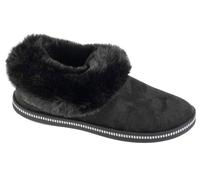 Skechers Cozy Campfire Winter Nights - Chaussons femme noirs à Memory Foam 38