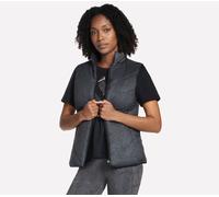 Skechers Cozy Fit Printed Vest en Blanc/Noir/Argent, Pointure Grand