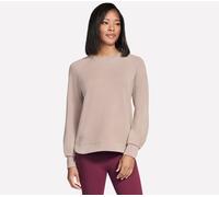 Skechers Cozy Luxe Crewneck en Taupe/Brun, Pointure Moyen