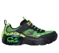 Skechers Creature Crawlers Chaussures Moyen Width en Noir/Vert-Lime, Pointure 33