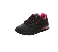Skechers Femme Uno 2-2nd Best Cuir synthétique, Noir, 36 EU