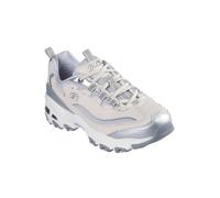 Skechers D´Lites Chromatic 150246 NTSL Baskets à plateforme pour femme, Argent naturel, 42 EU
