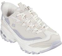 Skechers D Lites-Smooth Nostalgia Low-Top Trainers Womens Gris/Naturel 7 (40) Female