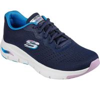 Skechers Damen Chaussures à lacets Sportives Semelle en caoutchouc bleu