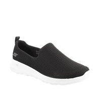 Skechers Damen Go Walk Joy Sneaker, Black Textile White Trim, 38.5 EU