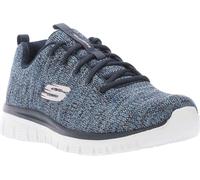 Skechers - Damen Sneaker "Graceful Twisted Fortune" GT1084 (36 EU) (Marineblau)