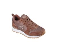 Skechers Femme OG 85 Goldn Gurl, Chocolate Suede Nylon Rose Gold Trim, 42 EU