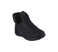 SKECHERS Damen UNO Fall Air Sneaker Hiver Bottine Mid Top 167274 BBK Noir