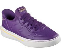 Skechers Debossed Duraleather Slip On Runners Violet 10 (45) Male
