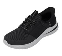 Skechers Delson 3.0 Lavell Baskets streetwear pour homme en noir avec coussin à enfiler, Noir , 43 EU