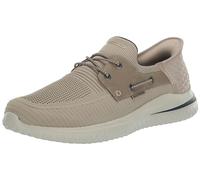 Skechers USA Baskets à enfiler pour homme Mocassins Delson 3.0-Roth, taupe, 8.5 Wide