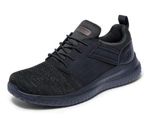 Skechers Delson 3.0 SR Oteron Chaussures de santé pour Homme Noir Taille 45 EU