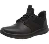 Skechers Delson-Axton, Baskets Homme, Noir (Black Leather Bbk) , 48.5 EU