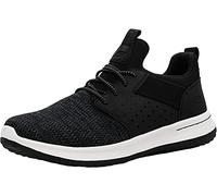 Skechers Delson-Camben Chaussures à Coupe Classique pour Homme, Noir/Blanc, 47.5 EU