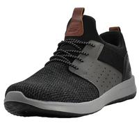 Skechers Delson-Camben Chaussures à Coupe Classique pour Homme, Noir/Gris, 8 Wide