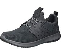 Skechers Delson-Camben Chaussures Coupe Classique pour Homme, Noir/Gris, 7.5 Wide