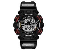 Skechers Digital Black Montre en Noir/Rouge