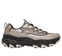 Skechers D'LiteMax Chaussures Moyen Width en Taupe/Noir, Pointure 37