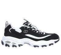 Skechers D'Lites Chaussures Moyen Width en Noir/Blanc, Pointure 46