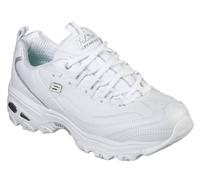 Skechers D'Lites - Endless Dream Chaussures Moyen Width en Blanc/Argent, Pointure 38