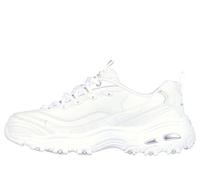 Skechers Femme D'Lites Fresh Start Wide Baskets Mode, Blanc argenté, 37.5 EU