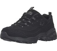 Skechers D'Lites-Jouer sur Baskets Tendance, Noir, 35.5 EU