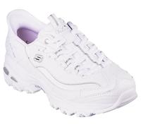 Skechers Slip-ins: D'Lites- New Scene Shoes Moyen Width en Blanc/Argent, Pointure 39.5