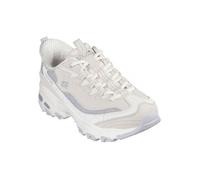 Skechers Baskets D'Lites-Smooth Nostalgia à enfiler mains libres Femme Beige/Gris 37 1/2