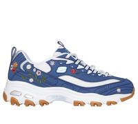 Skechers D'Lites - Spring Bloom Chaussures Wide Width en Bleu Marine, Pointure 37 Wide