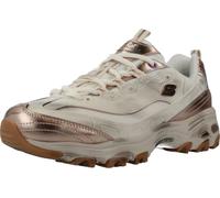 Skechers Femme D'Lites Vintage Vision Basket, Natural Gold, 38 EU